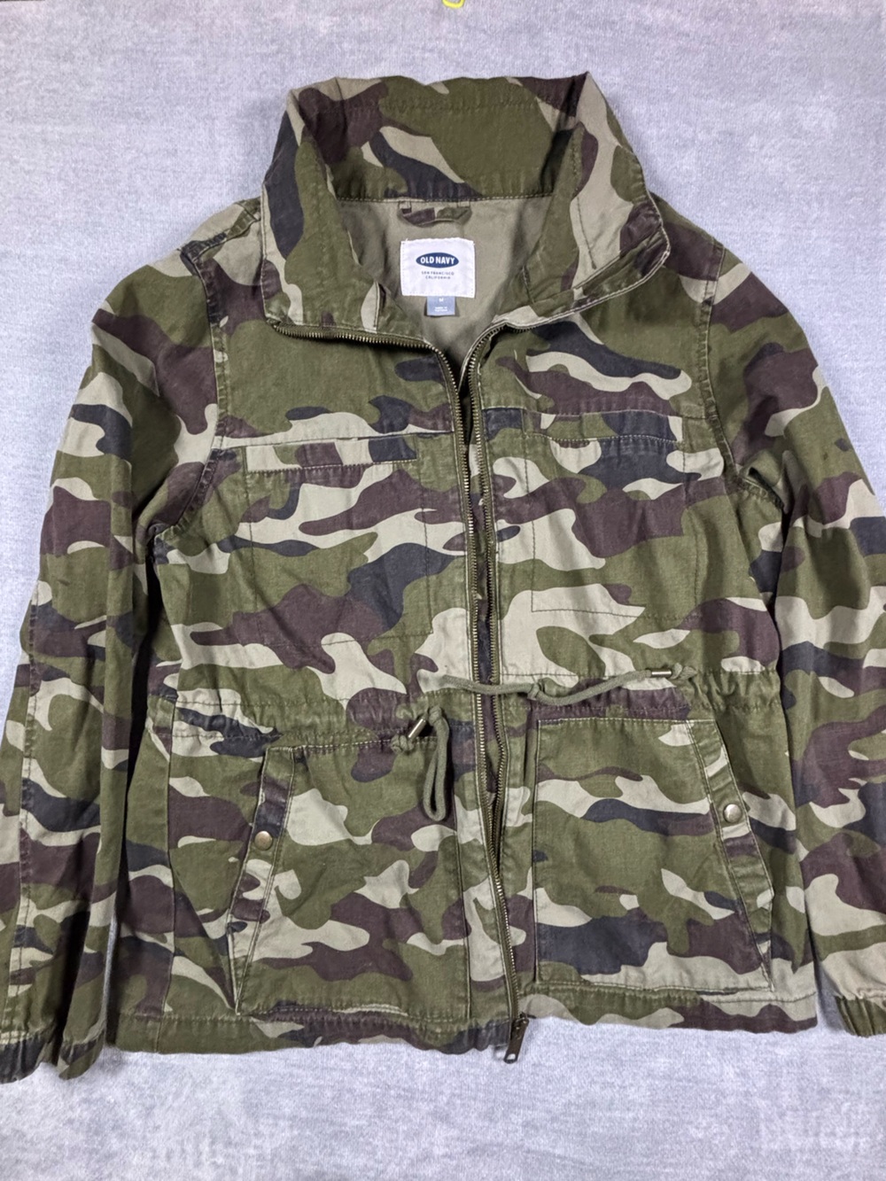 Old Navy Camouflage Jacket - Green, Brown, Black